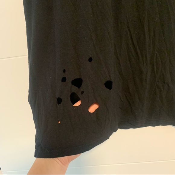 Boohoo | Distressed Tee Shirt - Picture 5 of 10